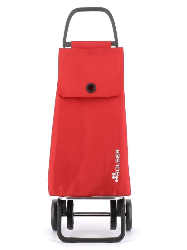 CARRO COMPRA ROLSER AKANTO MF 4 AKA013 ROJO - Imagen 4