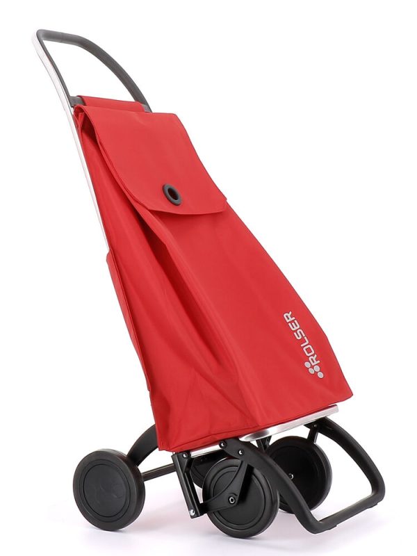 CARRO COMPRA ROLSER AKANTO MF 4 AKA013 ROJO - Imagen 5