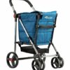CARRO COMPRA ROLSER BAS001 BASKET POLAR 4 RUEDAS 2GIRAT. PLEG. MARINO