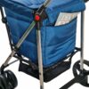 CARRO COMPRA ROLSER BAS001 BASKET POLAR 4 RUEDAS 2GIRAT. PLEG. MARINO - Imagen 4
