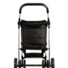 CARRO COMPRA ROLSER BAS001 BASKET POLAR 4 RUEDAS 2GIRAT. PLEG. NGO - Imagen 4