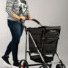 CARRO COMPRA ROLSER BAS001 BASKET POLAR 4 RUEDAS 2GIRAT. PLEG. NGO - Imagen 7