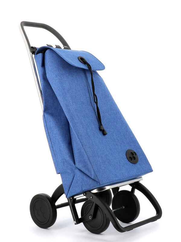 CARRO COMPRA ROLSER IMX382 I-MAX TWEED 4 RUEDAS AZUL - Imagen 5