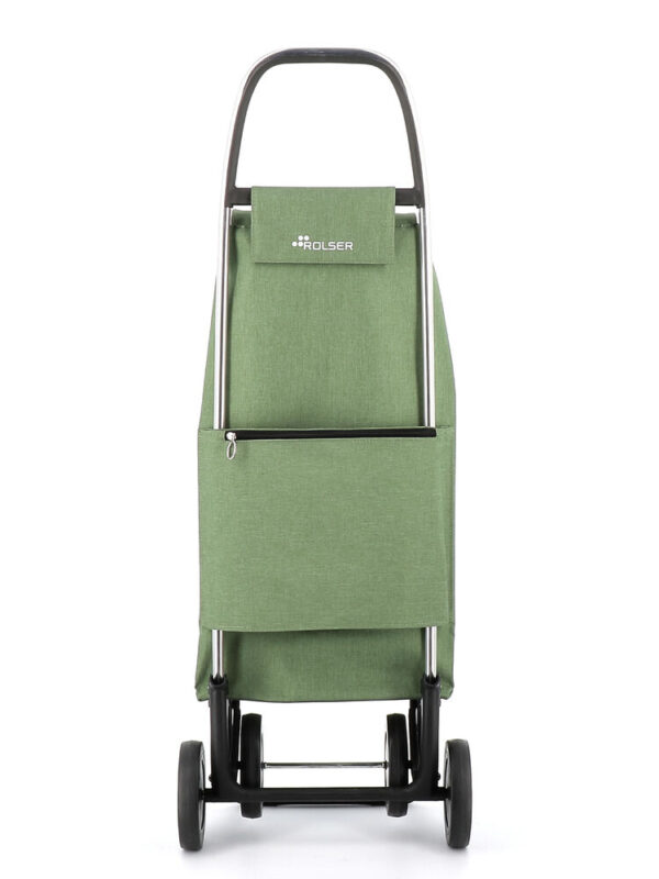 CARRO COMPRA ROLSER IMX382 I-MAX TWEED 4 RUEDAS VERDE - Imagen 3