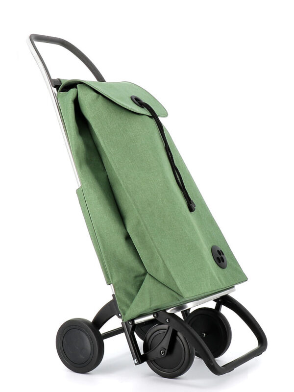 CARRO COMPRA ROLSER IMX382 I-MAX TWEED 4 RUEDAS VERDE - Imagen 5