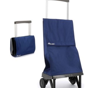 CARRO COMPRA ROLSER PLEGAMATIC ORIGINAL MF PLE001 AZUL/KLEIN