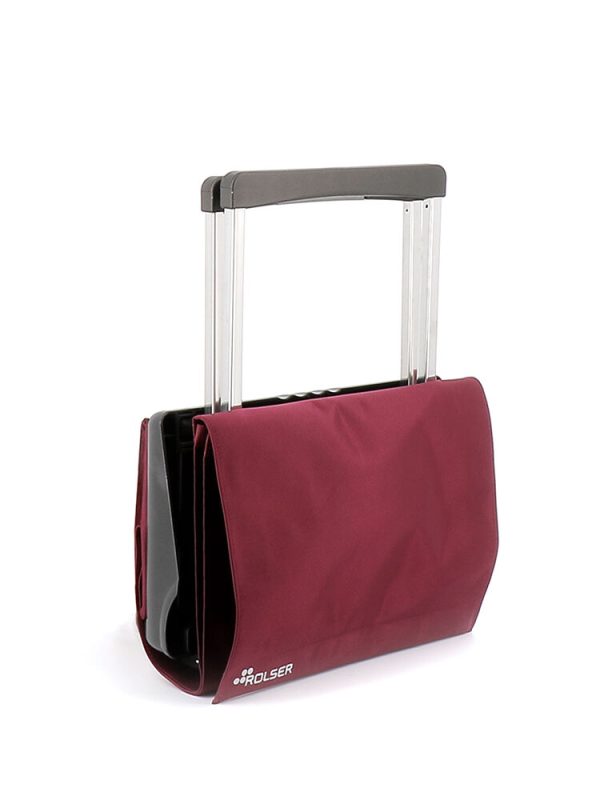CARRO COMPRA ROLSER PLEGAMATIC ORIGINAL MF PLE001 BURDEOS - Imagen 6