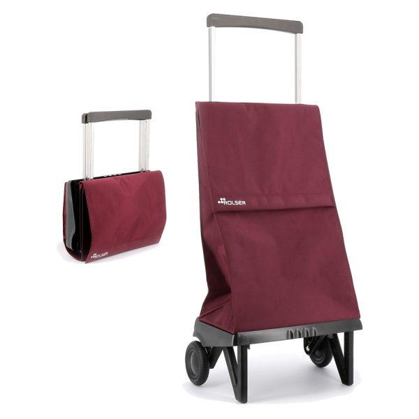 CARRO COMPRA ROLSER PLEGAMATIC ORIGINAL MF PLE001 BURDEOS - Imagen 10