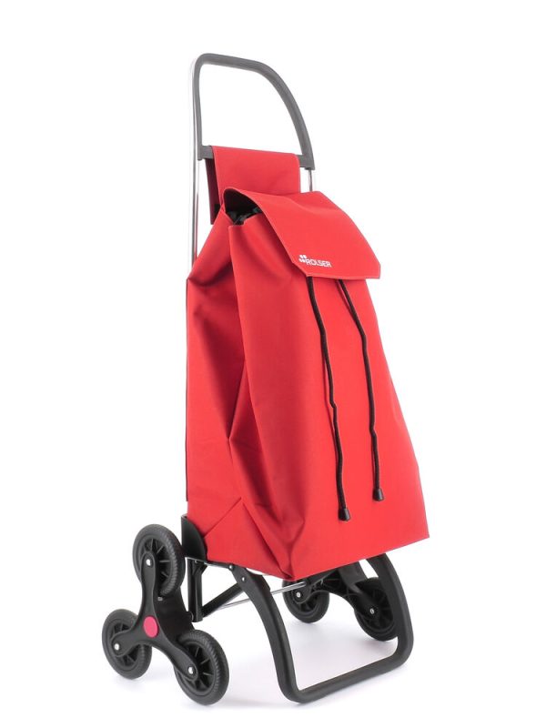 CARRO COMPRA ROLSER SAQUET LN 6 SAQ057 ROJO