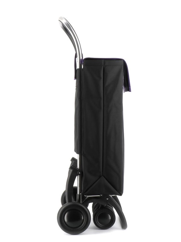 CARRO COMPRA ROLSER SBELTA MF 4.2 TOUR SBE009 NEGRO/MALVA - Imagen 2