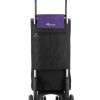 CARRO COMPRA ROLSER SBELTA MF 4.2 TOUR SBE009 NEGRO/MALVA - Imagen 3
