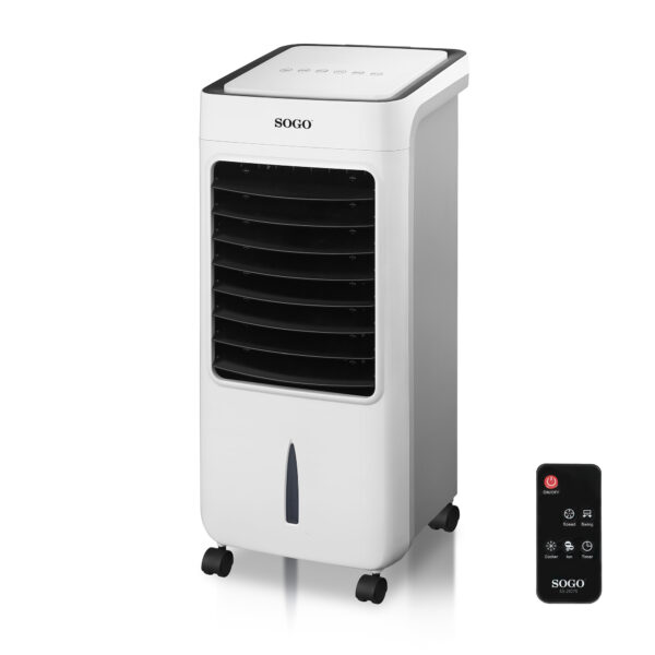 CLIMATIZADOR (AGUA) SOGO AIR-SS-21075 80W C/MANDO 5L BCO