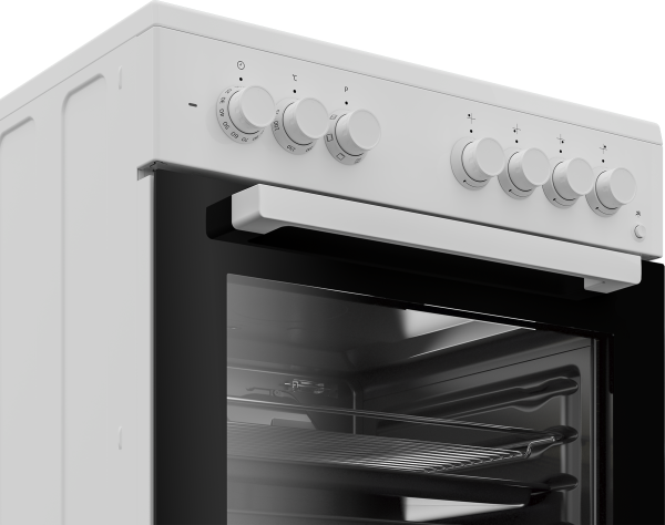 COCINA BEKO FSE62110DW 85X60 HORNO CONVENCIONAL 4F.BCA A - Imagen 4