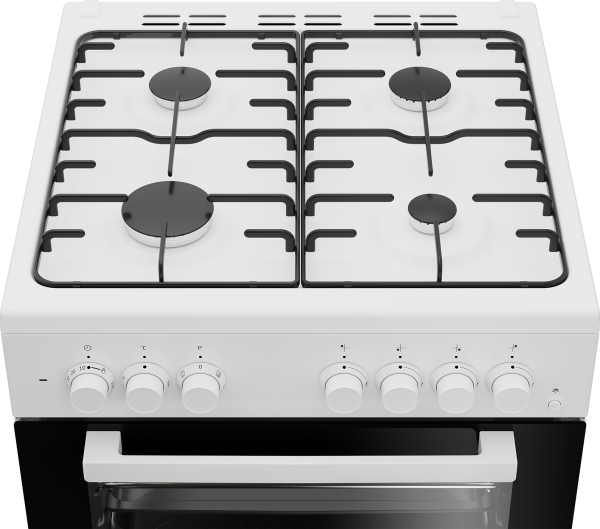 COCINA BEKO FSE62110DW 85X60 HORNO CONVENCIONAL 4F.BCA A - Imagen 5