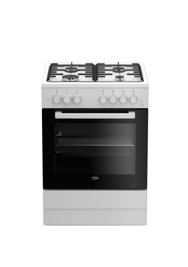 COCINA BEKO FSE62110DW 85X60 HORNO CONVENCIONAL 4F.BCA A