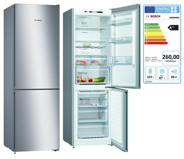 COMBI BOSCH KGN36VIEA 186X60 NF E 0º 326L INOX - Imagen 6