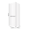 COMBI CECOTEC 02428 BOLERO COOLMARKET 185,5X59 NF E BCO 322L - Imagen 3