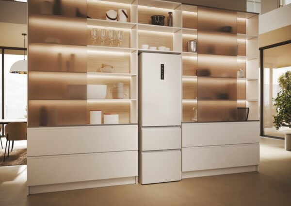 COMBI FRENCH DOOR HAIER HTW5618ENPW 185X59,5 NF E DISP. WIFI BCO - Imagen 24