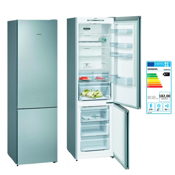 COMBI SIEMENS KG39NVIDA 203X60 NF D 0º 366L INOX - Imagen 2