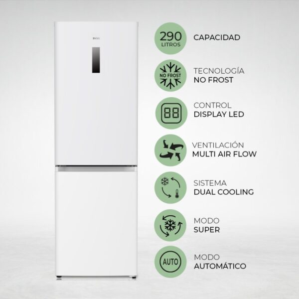 COMBI SVAN SC185602ENFD 185X59,5 NF E DISP 290L BCO - Imagen 3