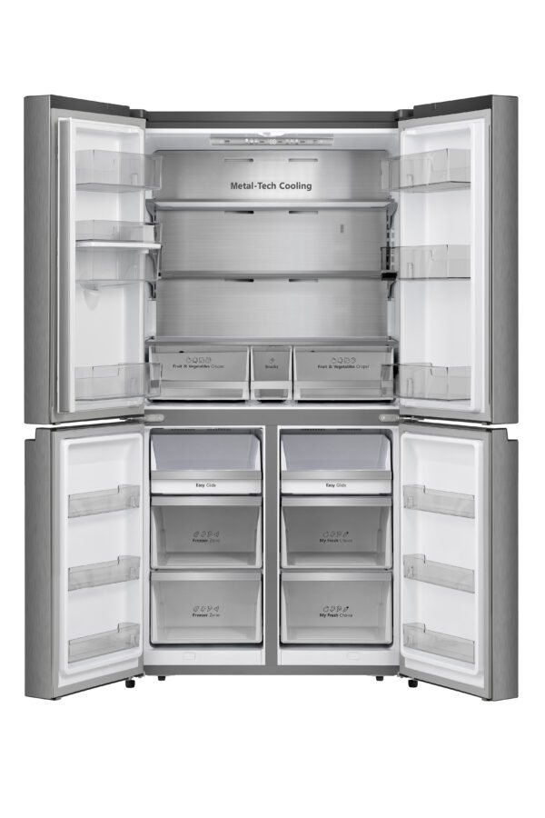 CROSS DOOR HISENSE RQ758N4SWSE 178,5X91,2 E INOX 606L DISP.AGUA - Imagen 6