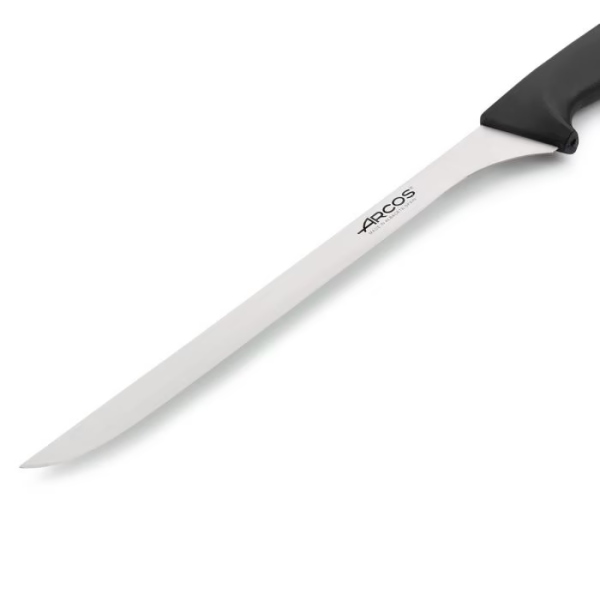 CUCHILLO JAMONERO ARCOS 1356 NIZA 24CM NEGRO - Imagen 2