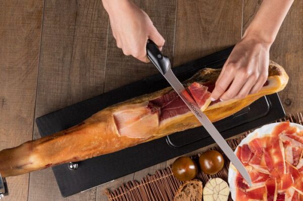 CUCHILLO JAMONERO ARCOS 151800 MAITRE 24CM NEGRO - Imagen 6