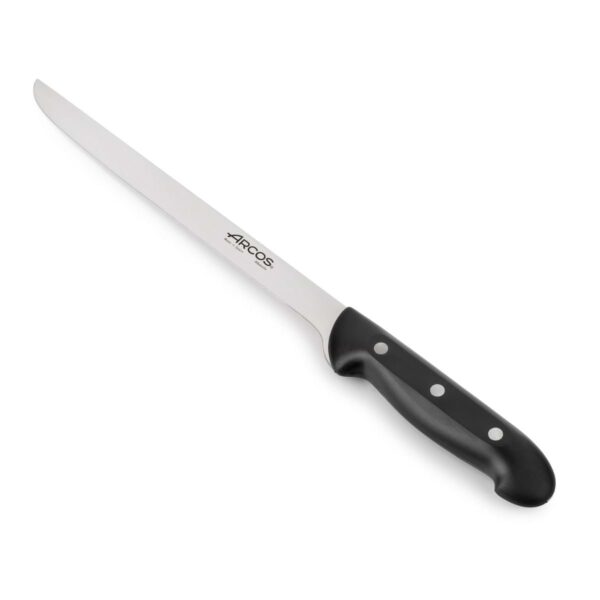 CUCHILLO JAMONERO ARCOS 151800 MAITRE 24CM NEGRO