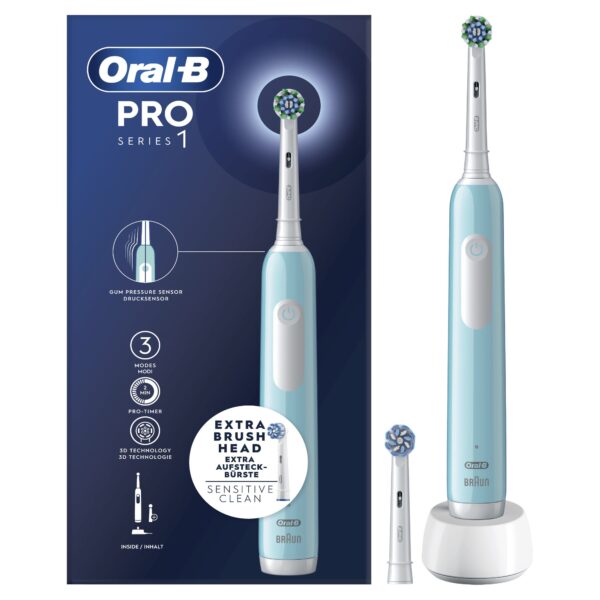 DENTAL ORAL B PRO 1 AZUL (2 RECAMBIOS) - Imagen 2