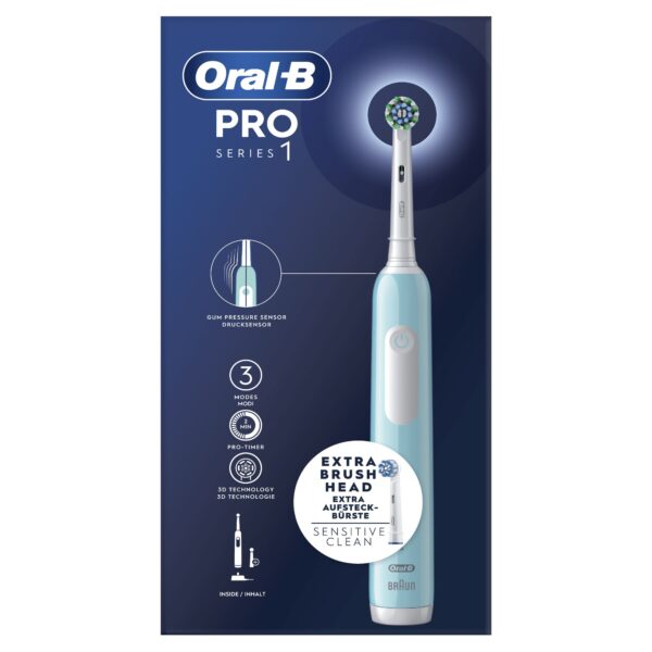 DENTAL ORAL B PRO 1 AZUL (2 RECAMBIOS)