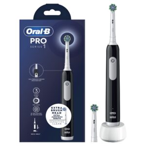 DENTAL ORAL B PRO 1 NEGRO (2 RECAMBIOS)