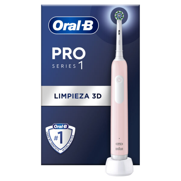 DENTAL ORAL B PRO 1 ROSA (2 RECAMBIOS) - Imagen 4