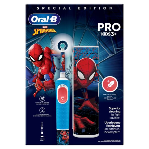 DENTAL ORAL B VITALITY PRO KIDS SPIDERMAN + FUNDA VIAJE - Imagen 2