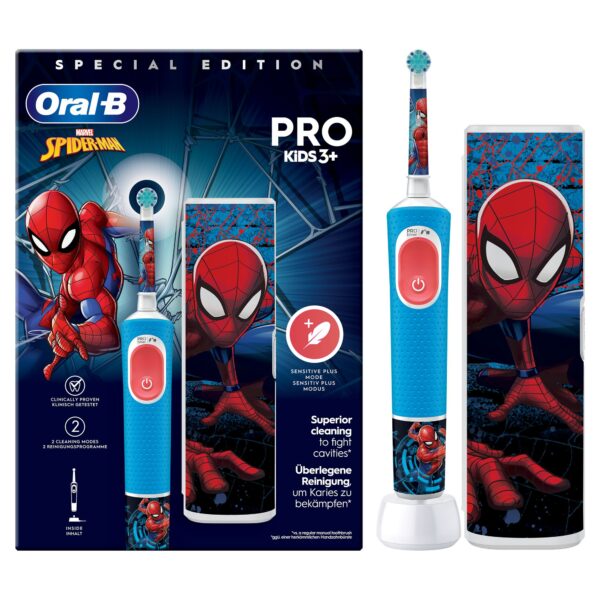 DENTAL ORAL B VITALITY PRO KIDS SPIDERMAN + FUNDA VIAJE