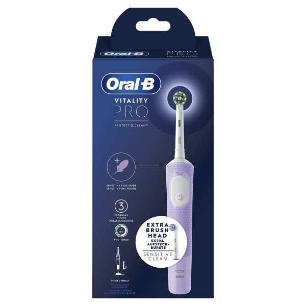 DENTAL ORAL-B VITALITY PRO MORADO (2 RECAMBIOS) - Imagen 3