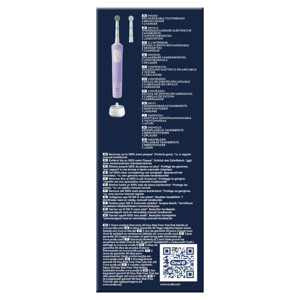 DENTAL ORAL-B VITALITY PRO MORADO (2 RECAMBIOS) - Imagen 5