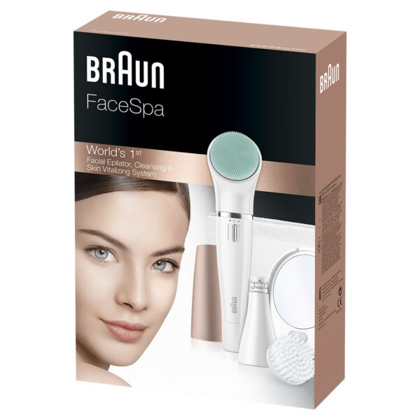 DEPILADORA FACIAL BRAUN 851V PREMIUM MULTIPACK - Imagen 7