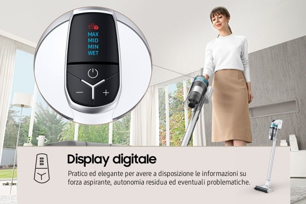 ESCOBA SAMSUNG VS15T7031R1/ET JET 70 DIGITAL INVERTER 21,6V 40MIN.AUT. - Imagen 7