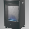 ESTUFA FM BLAUE-38 LLAMA AZUL 3800W NEGRA