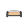 ESTUFA SUELO TAURUS PR-2 SLIM HH1201 CUARZO 2 TUBOS 1200W - Imagen 2
