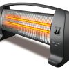 ESTUFA SUELO TAURUS PR2 CUARZO 1200W 2 TUBOS - Imagen 3