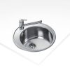 FREGADERO TEKA CENTROVAL CUBETA 45CM 10111004 - Imagen 2