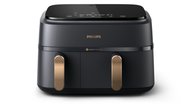 FREIDORA SIN ACEITE PHILIPS NA352/00 2750W 9L DIGITAL D.CESTA (3+6) N - Imagen 3