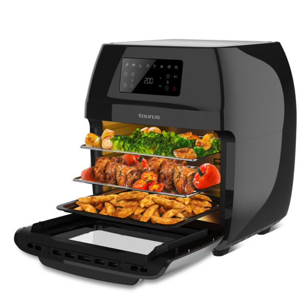 FREIDORA SIN ACEITE TAURUS AIR FRY DIGITAL GRILL 12L 973.981.000 - Imagen 2