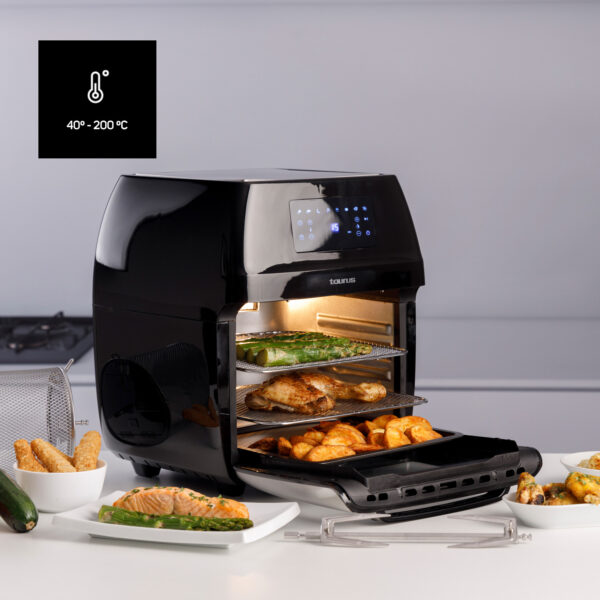 FREIDORA SIN ACEITE TAURUS AIR FRY DIGITAL GRILL 12L 973.981.000 - Imagen 4