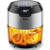 FREIDORA SIN ACEITE TEFAL EY401D15 4,2L 1500W INOX - Imagen 3