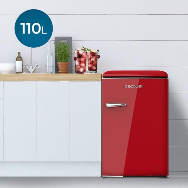 FRIGO 1P CECOTEC 02746 BOLERO COOLMARKET TT ORIGIN 90X55 E 110L RETRO - Imagen 2