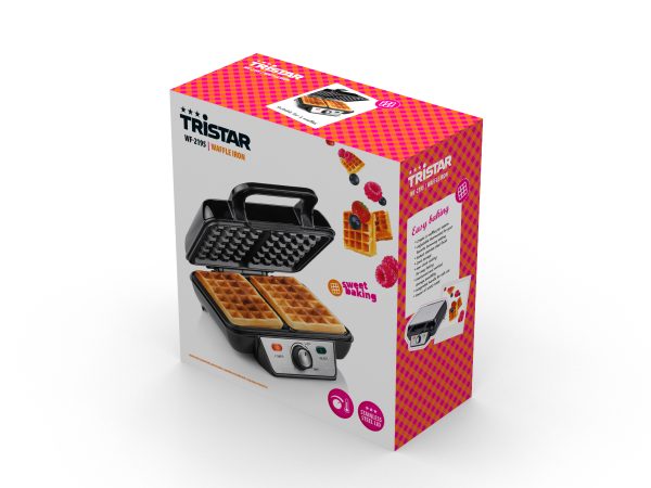 GOFRERA TRISTAR WF2195 INOX 1000W - Imagen 6