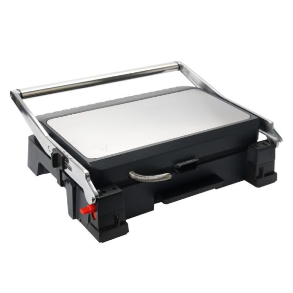 GRILL EMERIO CG-130859 34X24 INOX APERTURA 180º 2200W - Imagen 4