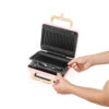 GRILL PANINI FLAMA 4963FL 22,5X13 PLACAS EXTRAIB.ROSA - Imagen 4